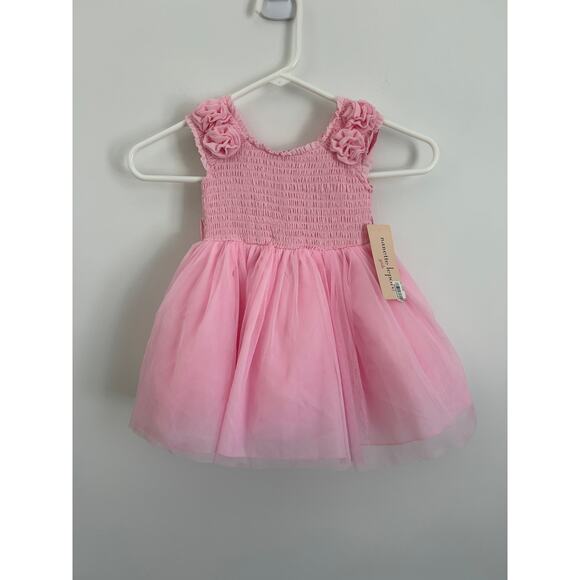 NANETTE LEPORE Pink Rose Tulle Dress - Size 18M NWT - Picture 3 of 8